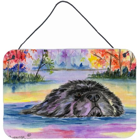 Carolines Treasures Newfoundland Indoor Aluminium Metal Wall Or Door Hanging Prints SS8040DS812